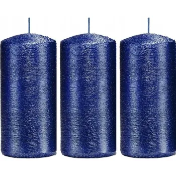 Svíčka Tradiční parafínová svíčka bez vůně Drobo 3 ks