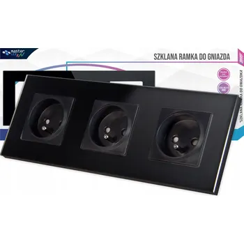 Elektrická zásuvka Elektrická Zásuvka Masterled černá