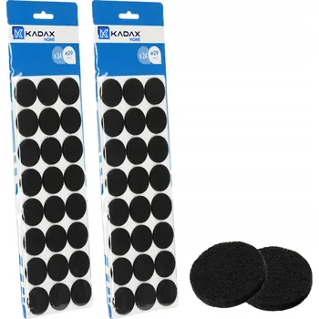 Podložka pod nábytek 48x KADAX FILCOVÉ PODLOŽKY POD NÁBYTEK ŽIDLE 29MM SAMOLEPICÍ ČERNÉ