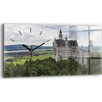 Hodiny Nástěnné hodiny Wallfluent zelené 60 cm