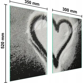 Kuchyňské prkénko Krájecí deska TMK ArtDeko sklo 2 ks