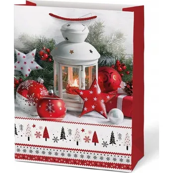 Dárková taška DÁRKOVÁ TAŠKA Vánoční TAŠKA Mikuláš L T5