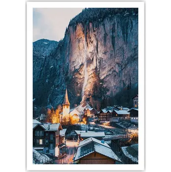 Obraz Plakát na zeď bez rámu 70x100 krajina obraz plakáty do obývacího pokoje ložnice