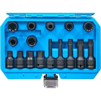 Nářadí pro automobil Úderové klíče na brzdové třmeny 1/2" 16ks Magnus MGS01628