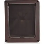 Kyvné dveře Bentech 36 x 44 cm, hnědé