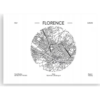 Obraz Plakát na zeď bez rámu 100x70 mapa foto-obraz plakáty do obývacího pokoje ložnice