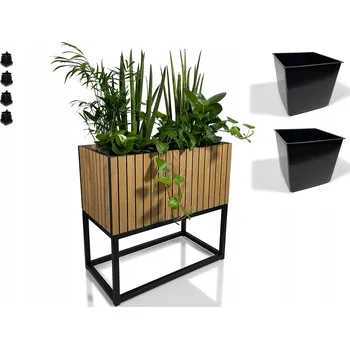 Květináč Držák Na Květináč loftový stojan na květiny květináč lamely