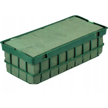 Vrták Floristická pěna pro živé květiny v košíčku