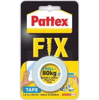 Lepicí páska páska oboustr. 19mmx1,5m 80kg PATTEX SUPER FIX