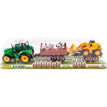 autíčko Traktor s přívěsem Figurky Bagr Různé
