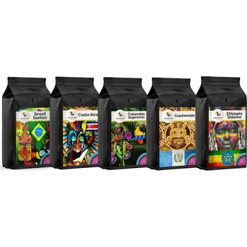 Káva zrnková Los Gustos Arabica střední 1250 g