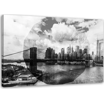 Obraz OBRAZ NA PLÁTNĚ MOST V NEW YORKU 100x70
