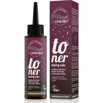 Vlasová regenerace Hair in Balance od ONLYBIO Tónovací přípravek na vlasy cherry-cola 100 ml