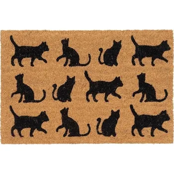 Rohožka Rohožka před dveře 40x60 kokosová Couleur natural kočky