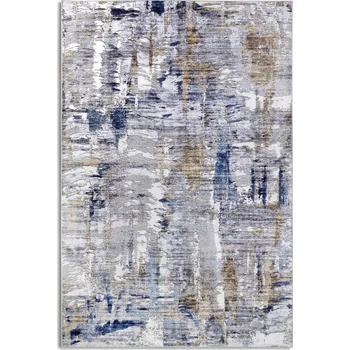 Koberec Koberec do obýváku 200x290cm, červeno-krémový, s plochou vazbou