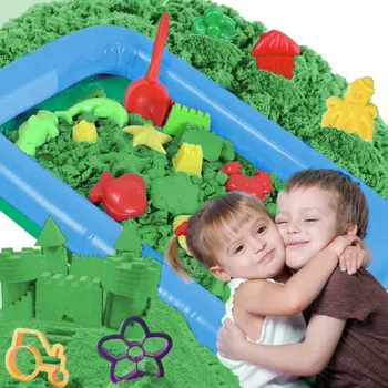 Příslušenství pro čtečku elektronické knihy MAGICKÝ PÍSEK SADA 2KG PÍSKOLINA ZELENÁ