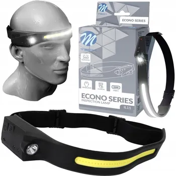 Čelovka Čelová inspekční svítilna silná M-TECH ECONO IL11