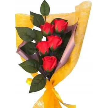 umělá květina KYTICE Z MYDLOVÝCH KVĚTŮ jako dárek pro ženu, vonící