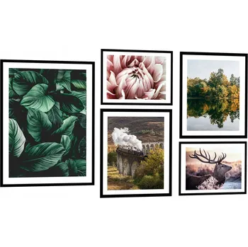 Obraz XXL SADA 5 kusů Obrazů VELKÉ PLÁTNA bez rámu KP113