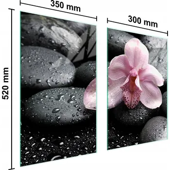 Kuchyňské prkénko Krájecí deska TMK ArtDeko sklo 2 ks