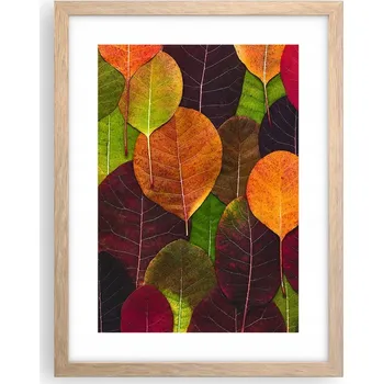 Obraz Obraz plakát v rámu světlý dub do obýváku 30x40 grafika plakáty na zeď