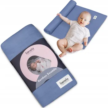 Dětská deka Bambusová plenka zavinovačka lehká deka 120 x 120 cm Lionelo Bamboo