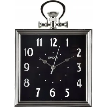 Hodiny Nástěnné hodiny Mondex stříbrné 24 cm