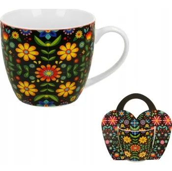 Hrnek Duo Merida Black porcelán 460 ml