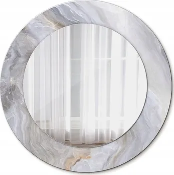 Zrcadlo Závěsné Zrcadlo s rámem Abstraktní mramor 50 cm