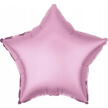Balónek SUPER Balón Hvězda růžová 460463 fóliový matný 18 palců