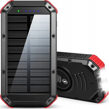 Powerbanka SOLIDNÍ SOLÁRNÍ POWERBANKA 30000mAh INDUKČNÍ NABÍJENÍ 10W