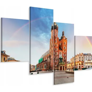 Obraz Obraz Krakov Duha Nebe 4 díly 3D efekt 240x150