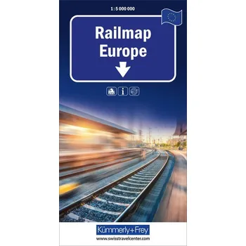 Railmap Europe 1:5Mio. - Hallwag Kümmerly+Frey AG