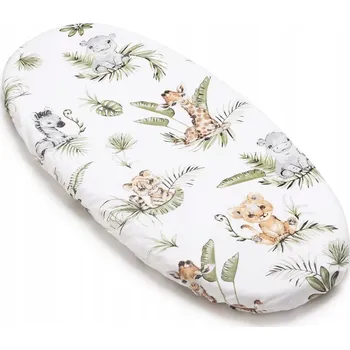 Prostěradlo Prostěradlo do korbičky kočárku kolébky s gumou bavlněné