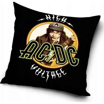 Polštář Plyšový polštář AC/DC 45x45 velur rock AC