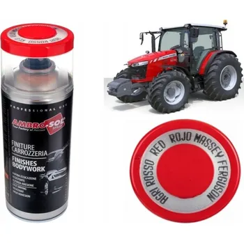 Barva ve spreji LAK ve spreji pro traktory a zemědělské stroje MASSEY FERGUSON, vysoký lesk 1383