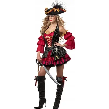 Karnevalový kostým Kostým Pirátka Korsárka Kostým Pirátka Korsárka XL