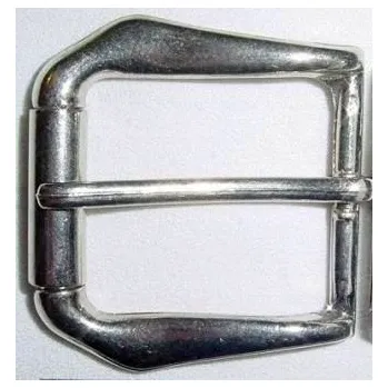 Opasek Přezka s pohyblivým válečkem na pásek 40 mm, lesklý nikl