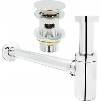 Sifon UMYVADLOVÝ SIFON + ZÁTKA KLIK-KLAK S PŘEPADEM