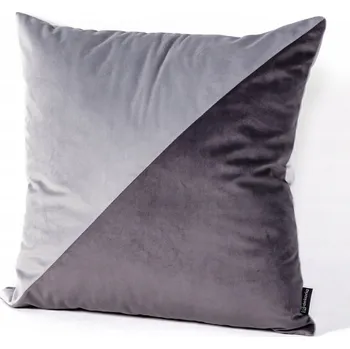 Polštář Dekoria Polštář Patchwork Velvet stříbrný
