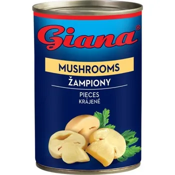 Žampiony krájené ve slaném nálevu 200g