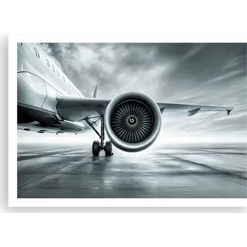Obraz Plakát na zeď bez rámu 100x70 letadlo obraz plakáty do obývacího pokoje ložnice