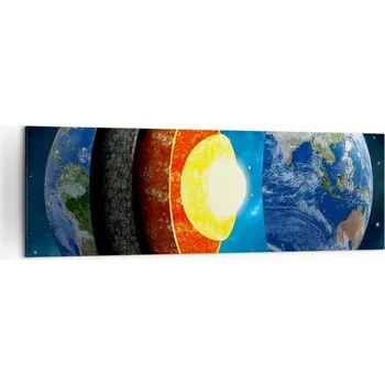 Obraz Velký obraz do obýváku 160x50 abstrakce moderní na plátně obrazy