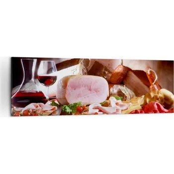 Obraz Velký obraz do obýváku 160x50 gastronomie moderní na plátně obrazy