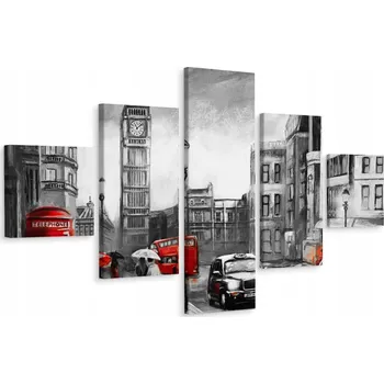 Obraz Vícedílný obraz LONDÝN Město UK 3D 250x150