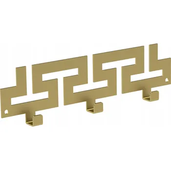 Věšák Šatní ramínko kovový Domer zlatý