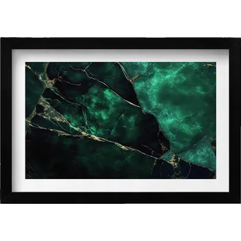 Obraz Dekorace obraz s grafikou v krásném rámu Textura kamene glamour 30x20 cm