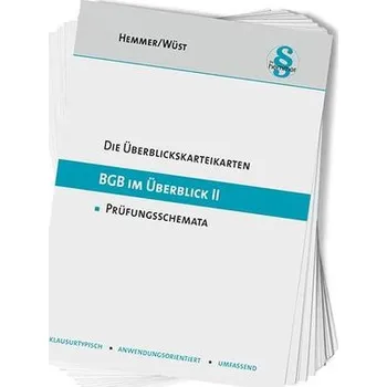 Überblickskarteikarten BGB im Überblick II - Nebengebiete - Hemmer, Karl-Edmund