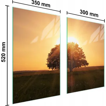 Kuchyňské prkénko Krájecí deska TMK ArtDeko sklo 2 ks