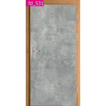 Fototapeta MODERNÍ FÓLIE NA DVEŘE SVĚTLE ŠEDÝ BETON